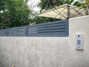 גדרות אלומיניום לחצר פרטי
